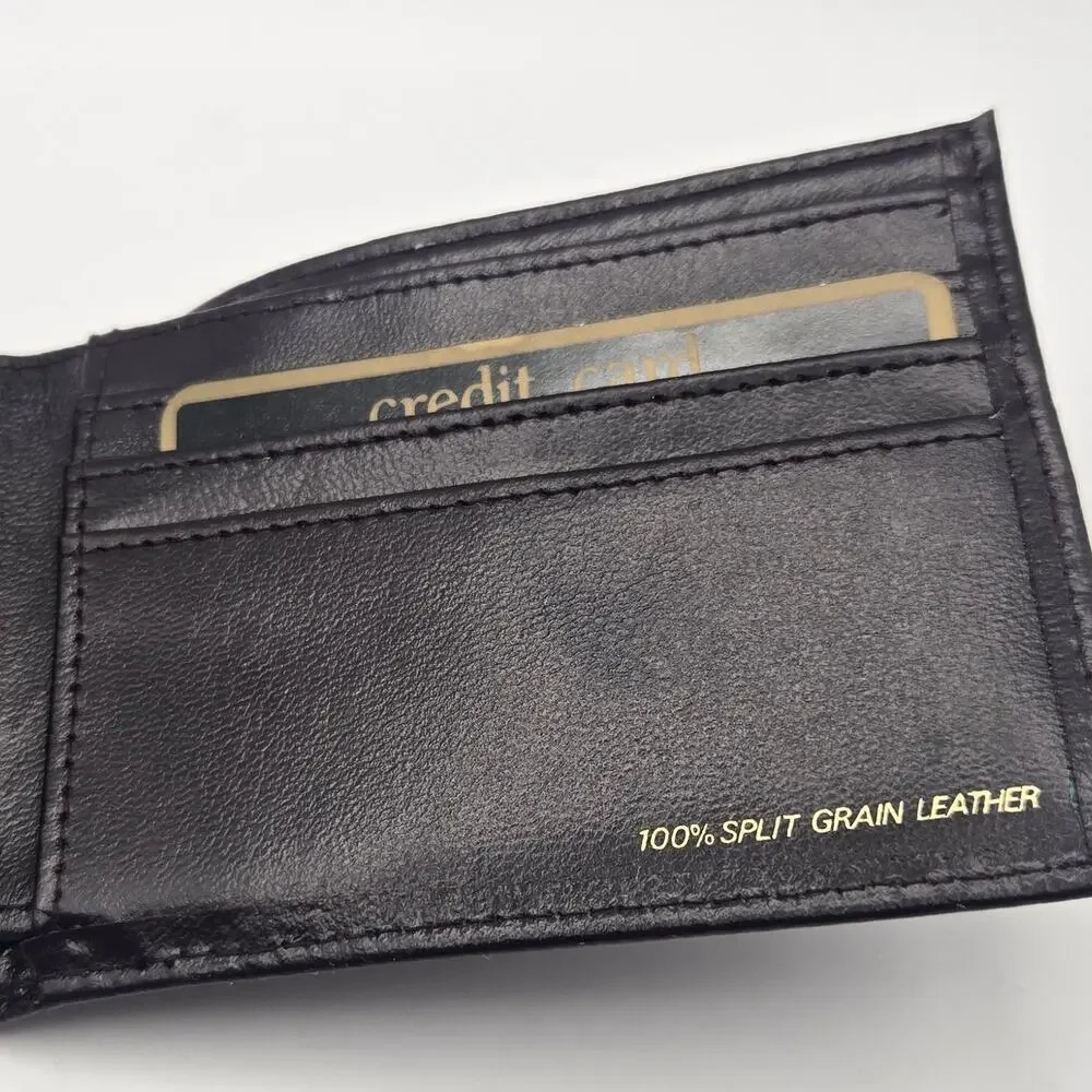 Wood Duck 100% Split Grain Leather Men's Wallet